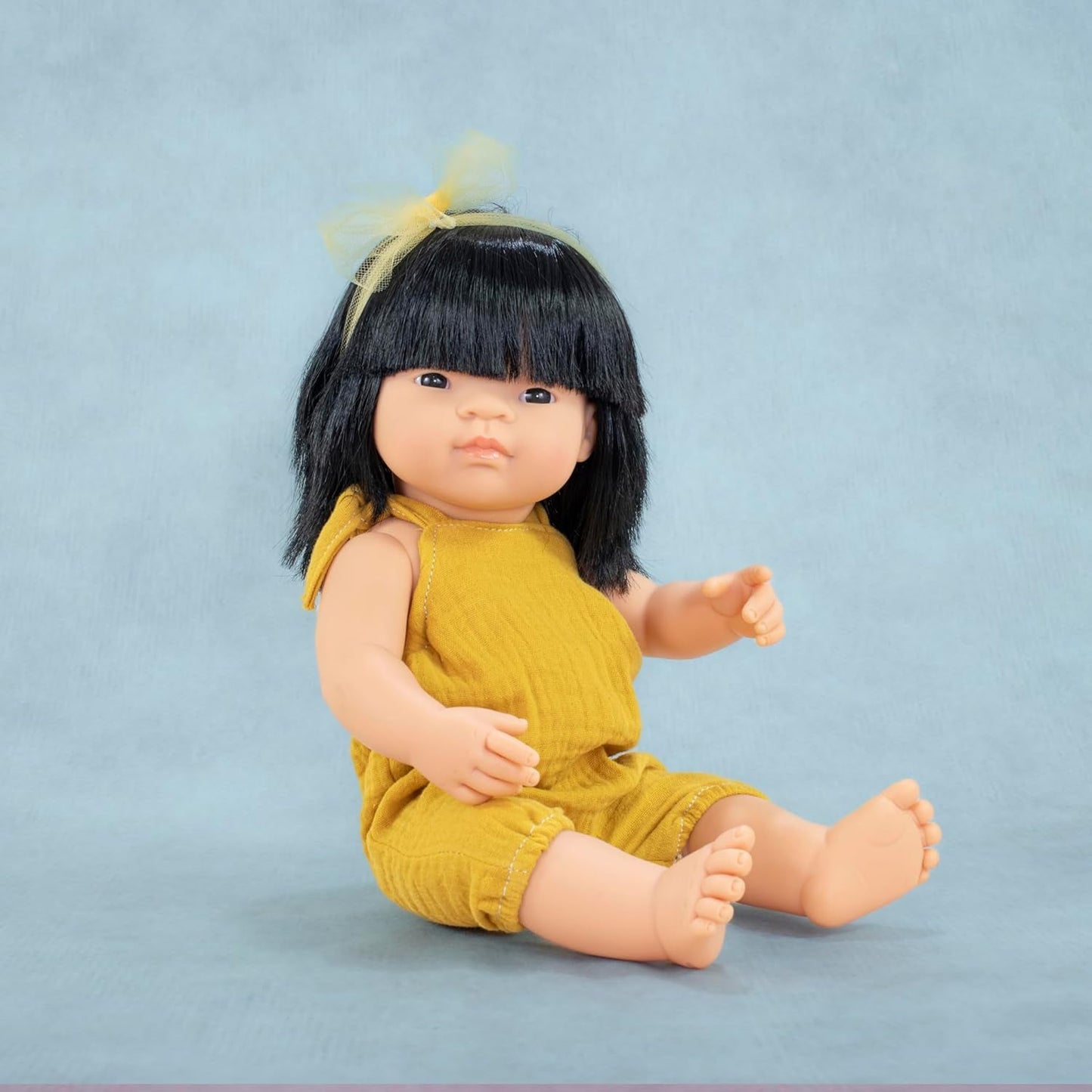 Miniland pop, 38 cm, Aziatisch meisje. Gemaakt in Spanje. Anatomisch correct. Mijn vriend en ik-collectie