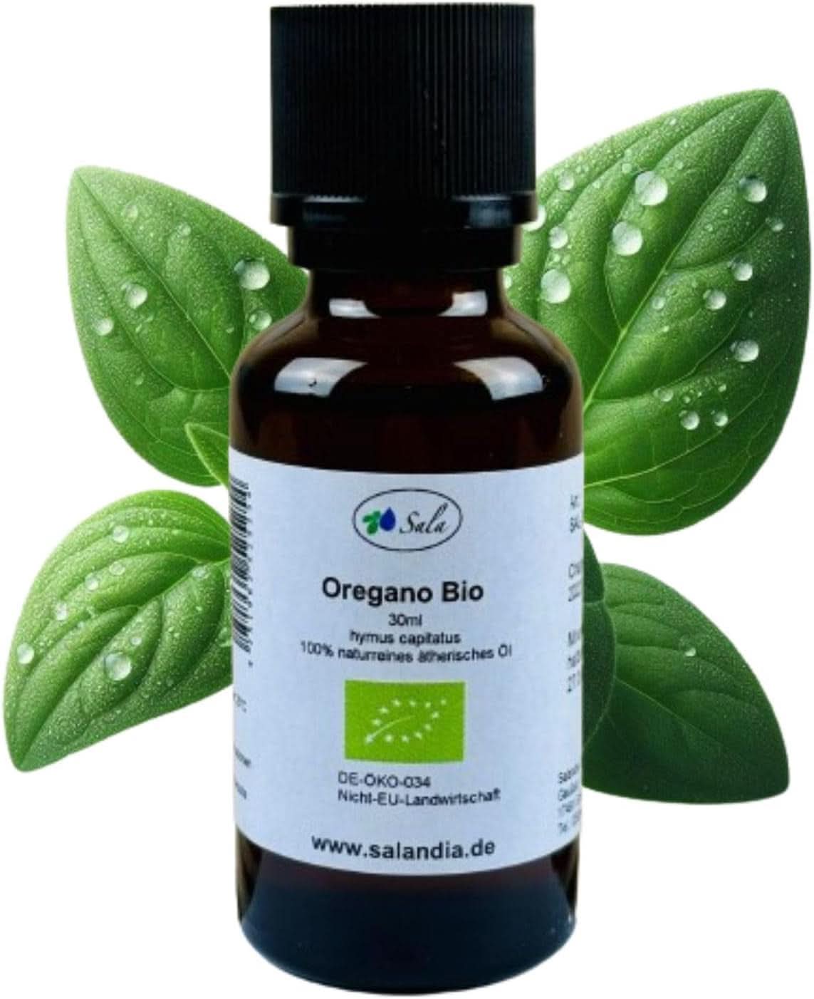 Oregano-olie Aroma Essentiële Oregano-olie BIO - Voor consumptie - 100% natuurlijk 30 ml Arome Naty Shop