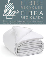 FORNOR 14838 Quilt, gerecyclede vezels, 220 X 24 Cm Dekbedden en quilts Naty Shop
