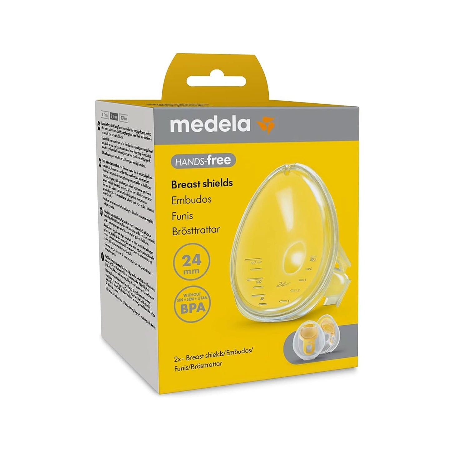 Medela Handsfree borstbeschermers, borstkolfaccessoires Accessoires voor voeding en borstvoeding Bebe Naty Shop 24 Mm