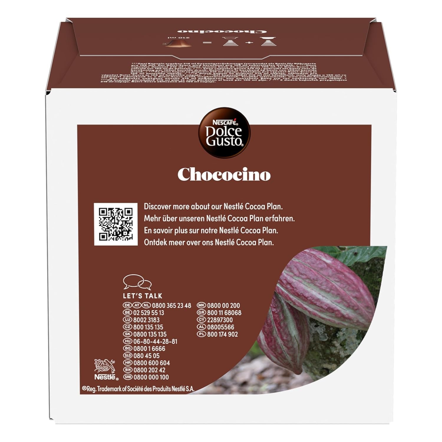 NESCAFÉ DOLCE GUSTO Chococino Kakaokapseln 3er-pakket (3 x 16 Kapseln)