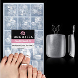 Ballerina Gel Nagel Tips 216 stks 12 Maten Zachte Gel Nagel Tips Volledige Dekking Nagelverlenging Set Semi Matte DIY Thuis Kunst