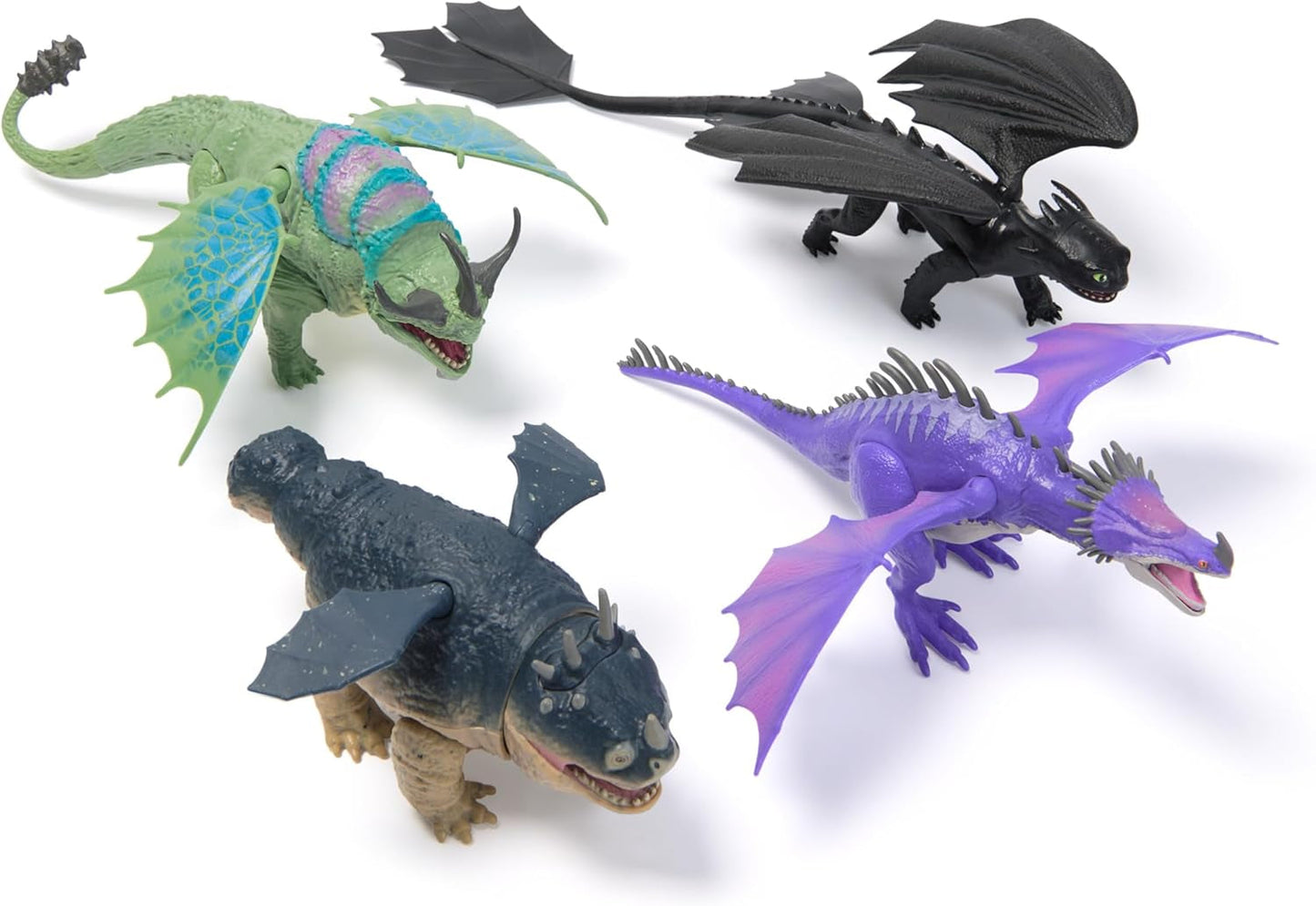 Dreamworks How to Train Your Dragon 22 cm lengte Basic Dragon Tandeloze Figuurspeelgoed voor kinderen vanaf 4 jaar Actiefiguren Naty Shop