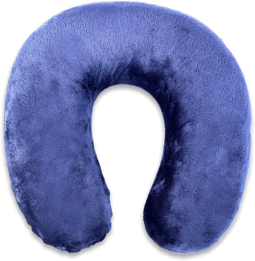 Rocco eK nekkussen, 4 kleuren beschikbaar, reiskussen, neksteunkussen, orthopedisch neksteunkussen, traagschuim