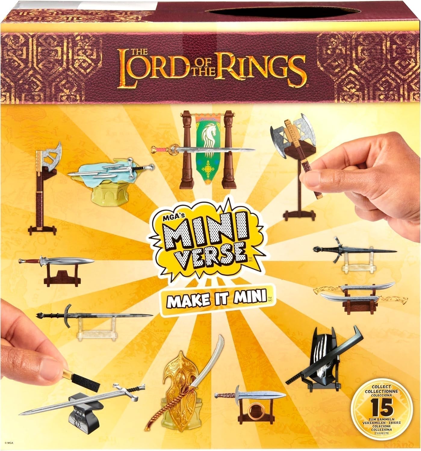 Mga'S Miniverse Make It Mini - The Lord of the Rings Mini Collectibles Blind Pack Resin Craft Kit Replica's Geschikt voor verzamelaars en kinderen vanaf 8 jaar Niet ESSBAR Actiefiguren Naty Shop