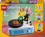 LEGO Creator 3In1 discspeler met bloemen - speelgoed om te bouwen tot radio of microfoon - muzikaal speelgoed voor kinderen - creatief cadeau-idee voor meisjes en jongens vanaf 8 jaar 31172 Bouwsets Besuche den LEGO-Store