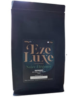 Koffie Espresso Noire Elegance 500g – 50% Arabica en 50% Robusta uit Brazilië en India – medium gebrand, sterk en romig met pure chocolade – intensiteit 8 – incl. gratis espressomachine