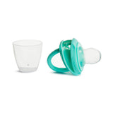 Munchkin Baby Siliconen Voedseldispenser | Ideaal voor onderweg – siliconen zakjes voor diepvriesproducten | Zelfvoedende voedseldispenser | Speenvoeder | BPA-vrij | Vanaf 4 maanden+ | Pak van 2 | Blauw en Groen