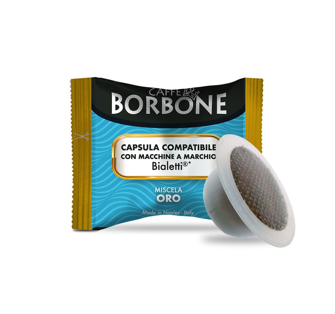 Caffè Borbone Gold-Kaffeemischung - 50 Kapseln - Compatibel met Kaffeemaschinen der Marke Bialetti®*