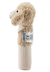Sterntaler babypieper schaap Flocke - Babyspeelgoed gemaakt van zachte stoffen - Babygreepspeeltje - Eerste pogingen om te vangen en te spelen, zandkleur Bebe Toys Naty Shop