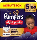 Pampers Night Pants luiers maat 6, 138 stuks, 13kg-19kg, bieden extra bescherming gedurende de hele nacht.