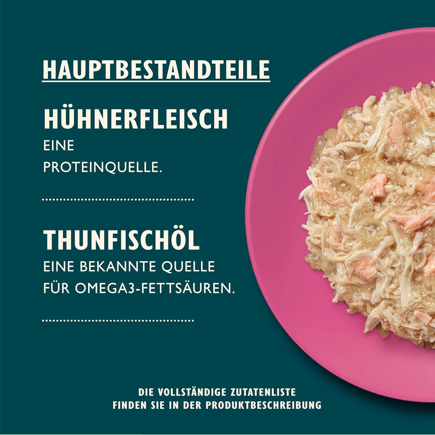 Lily's Kitchen Aus Naturichen Ingrediënt hermestellung Zerkleinerte Filets in Gelee mit Hühnchen und Lachs Ausgewachsen Nassfutter für Katzen 70 g dosis