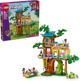 LEGO Friends Boomhut bouw- en speelset voor rollenspel, speelgoedhuis voor 8-jarige meisjes, set met 4 minifiguren van personages en 2 dierenfiguren, cadeau-idee voor kinderen 42652 Bouwsets Besuche den LEGO-Store Default Title