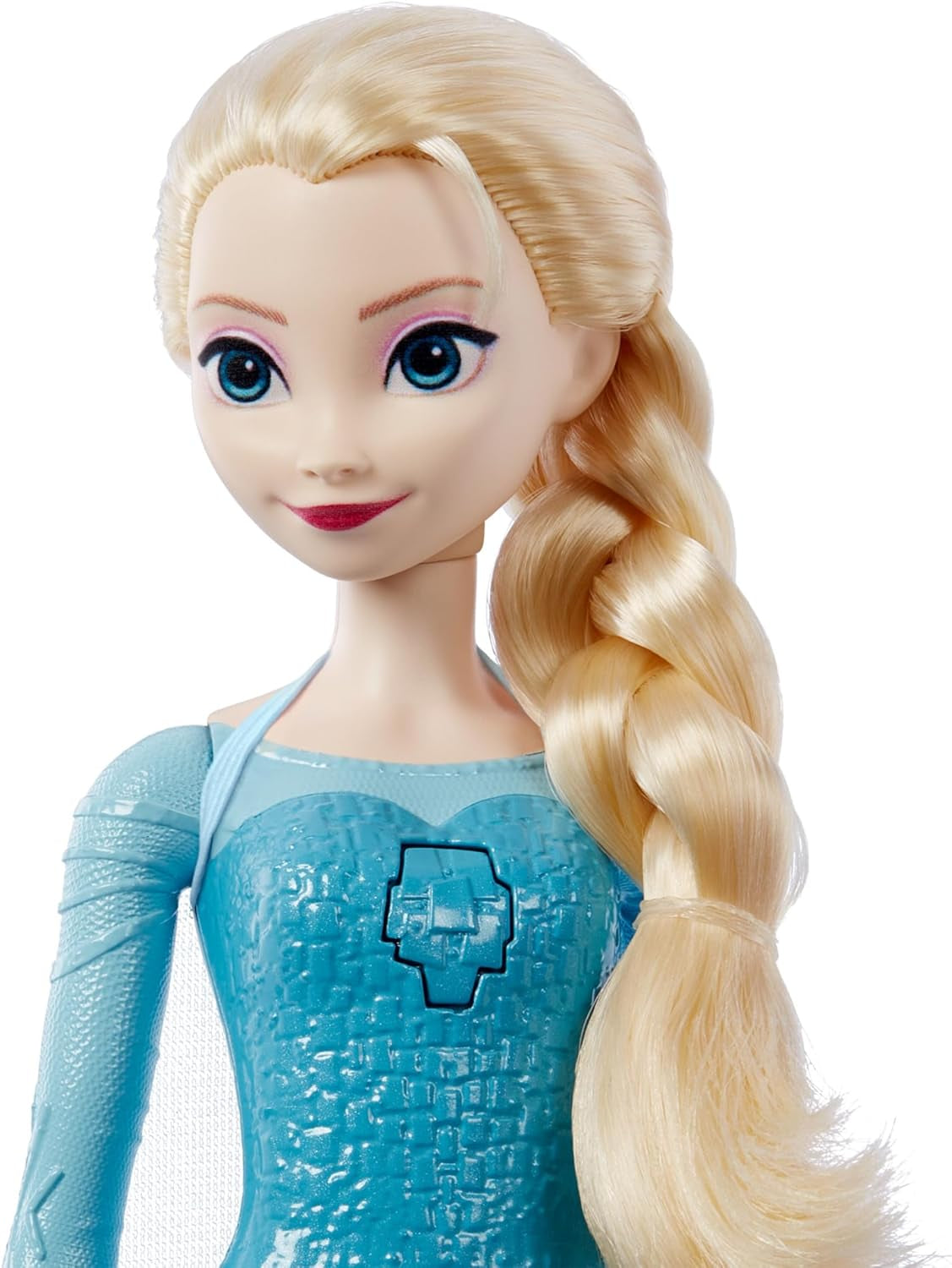 Mattel Toys Disney Frozen Elsa zingende pop in iconische outfit, zingt "Let It Go" uit de Disney-film in het Engels, Frans, Duits, Italiaans, JDL58