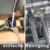 Bosch Stabmixer Ergomaster Serie 6 MSM6M673, 10 Jahre Motorgarantie, Edelstahl-Klingen, Verschleißfreie Keramik-Kupplung, Luftkühlung, Zerkleinerer, Kartoffelstampfer, Schneebesen, 1000 W Keuken Naty Shop