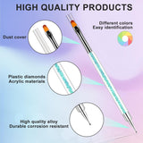 5 Stück Nagel Pinsel, Pinsel Für Gelnägel, Nageldesign Pinsel, Nail Art Dotting Tools, Für Herstellen Von Nagellack, Punktieren, Feinmalerei, DIY