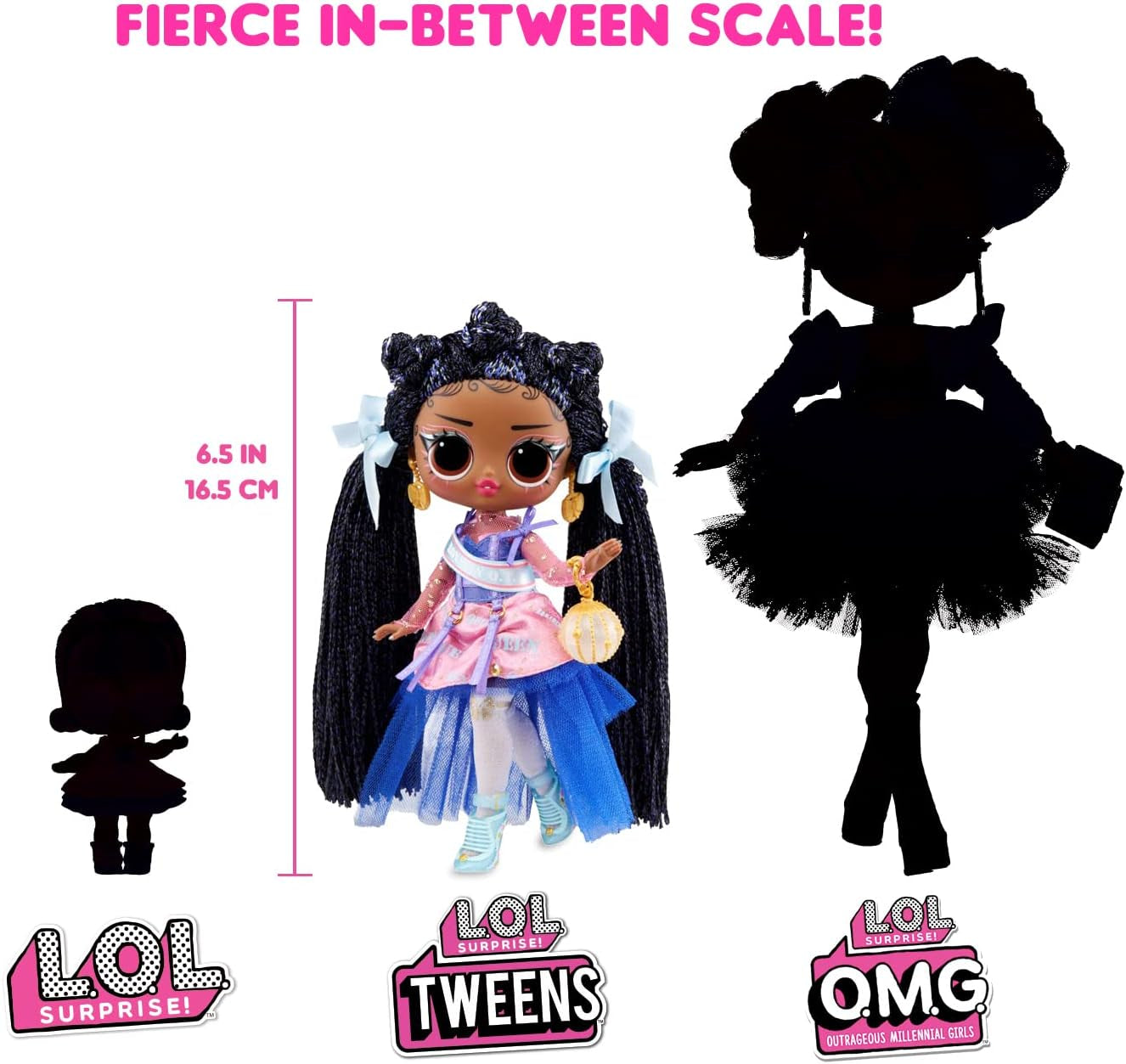 LOL Verrassing! Tweens Fashion Doll Series 3 - NIA Regal-pop van 15 cm met verrassingen: extravagante outfits, accessoires en meer. Geweldig verzamelcadeau voor jongens en meisjes 18+ 584087