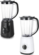Emerio Standmixer BPA Frei Crush Ice-functie 1,5L Behälter 2 Geschwindigkeiten + Pulse-functie Messereinheit Aus Edelstahl Sicherheitsschalter Geschirrspülgeeignet 500 Watt BL-12816.8 Zwart Bucatarie Naty Shop