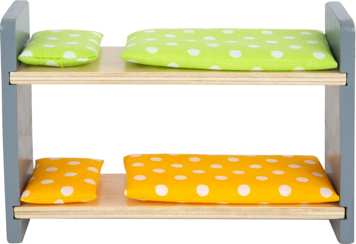 Small Foot poppenhuis van 3 verdiepingen met open voorkant van hout met 12 meubels voor 3 jaar en ouder 11802 Witgrijze poppenhuizen Naty Shop