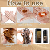 Haarkleurshampoo, 3 in 1 Instant Kleurshampoo, Instant Haarverzorging Kleurshampoo, Zwart Haarkleurshampoo, Haarkleurshampoo (Lichtbruin) Naty Shop Haarverf