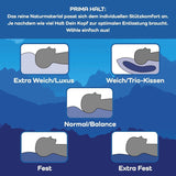 LINEA by Böhmerwald - Cosy - Hoogwaardig Balance kussen, 80X80, 70% klasse 1 veren, 30% nieuw dons, geschikt voor allergieën, wasbaar tot 60°C, made in Germany Naty Shop standaard kussens