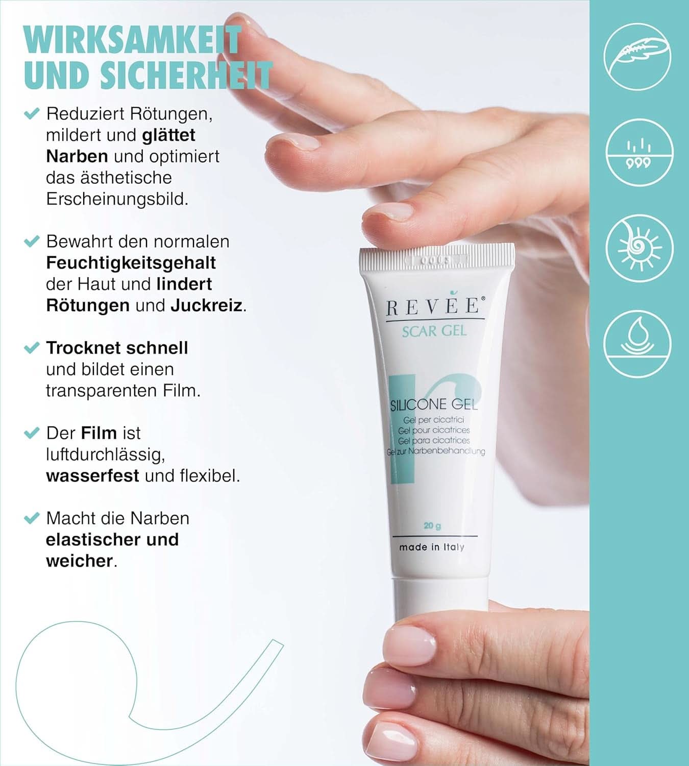 Revée Scar Gel, actuele gel voor littekens Naty Shop