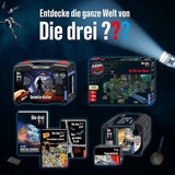 De drie??? - Misdaadpuzzel - De villa van de puzzels van KOSMOS 697976, 300 stukjes, Glow in the dark, Met UV-lamp, Lezen, Puzzel, Puzzels oplossen, Detectivepuzzel Vanaf 10 jaar Puzzel Naty Shop