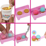Barbie Malibu Roberts-pop en 18-delige bakset, inclusief speeldeeg en donut-, croissant- en muffinvormpjes, voor kinderen vanaf 3 jaar, HJY19