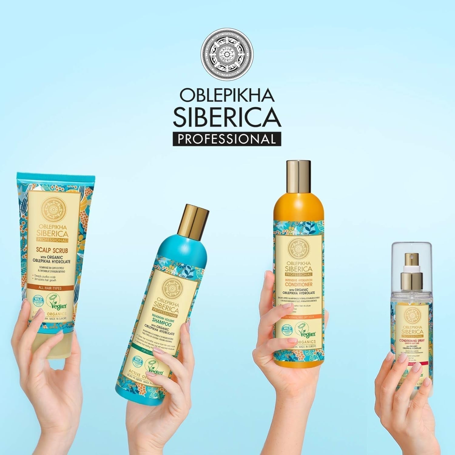 Natura Siberica Oblepikha Masker voor ernstig beschadigd haar, 1 pakje (1 x 170 ml) Naty Shop haarmasker