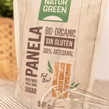 - Biologisch gekristalliseerd paneel, pure suiker, ecologische zoetstof, natuurlijk suikerrietsap - 500 g, pakje van 12 zoetstoffen Naty Shop