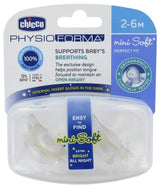PHYSIOFORMA MINI ZACHTE SUSPENSIE PURGE, LICHT, 2-6M, 100% SILICONE, 2 STUKS