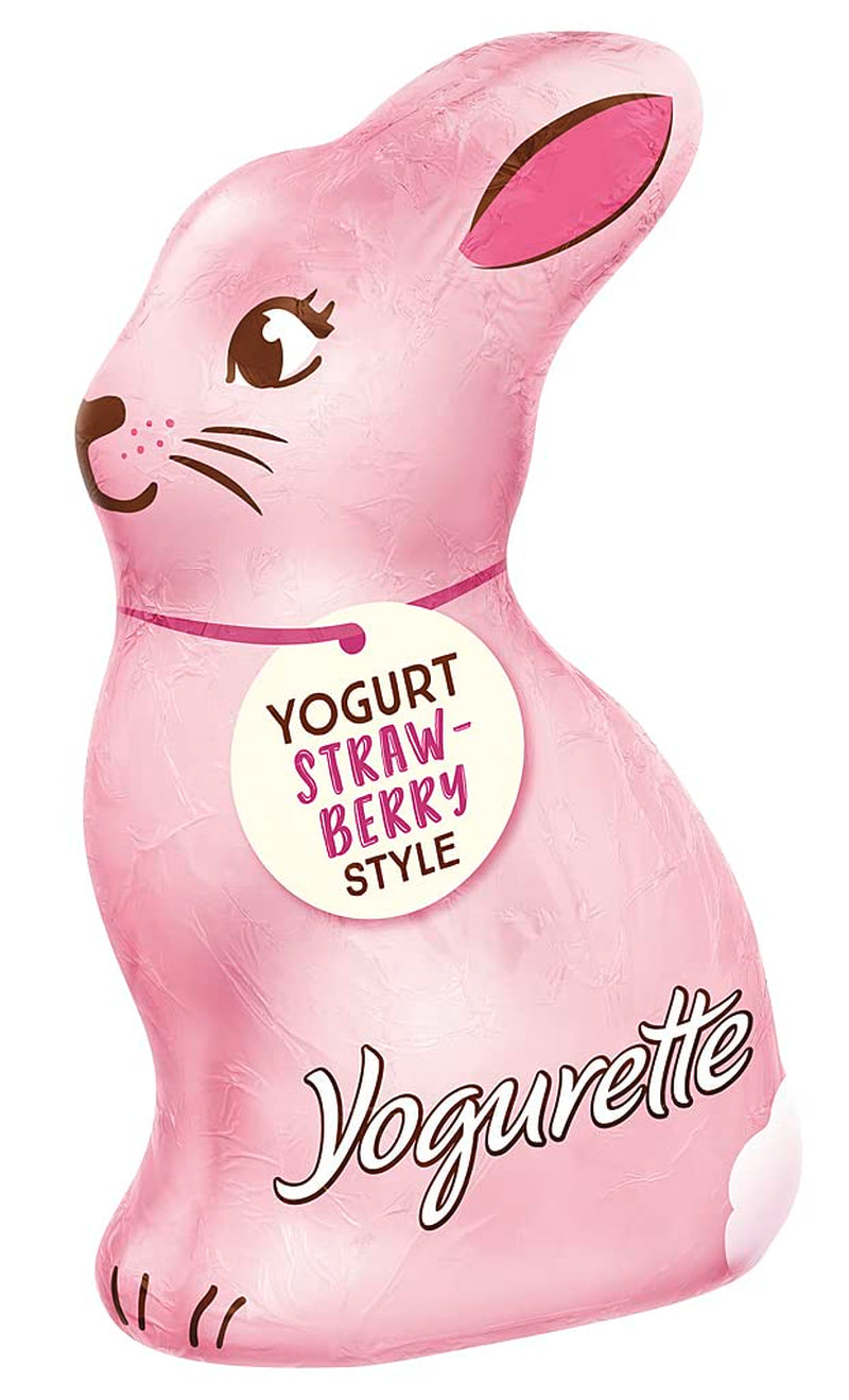 Ferrero Osterhase | 75 G| Weiße Joghurtschokolade Mit Fruchtigen Erdbeercrisps | Pasen | Osterhas | Geschenk Aus Schokolade in Hasenform Naty Shop Standaardtitel