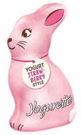 Ferrero Osterhase | 75 G| Weiße Joghurtschokolade Mit Fruchtigen Erdbeercrisps | Pasen | Osterhas | Geschenk Aus Schokolade in Hasenform Naty Shop Standaardtitel