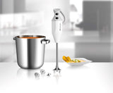 ESGE Zauberstab P 200 Profi, Stabmixer Weiß Inkl. Zubehör, Bis Zu 17.000 U/Min, 90860, Weiß/Grau Keuken Naty Shop