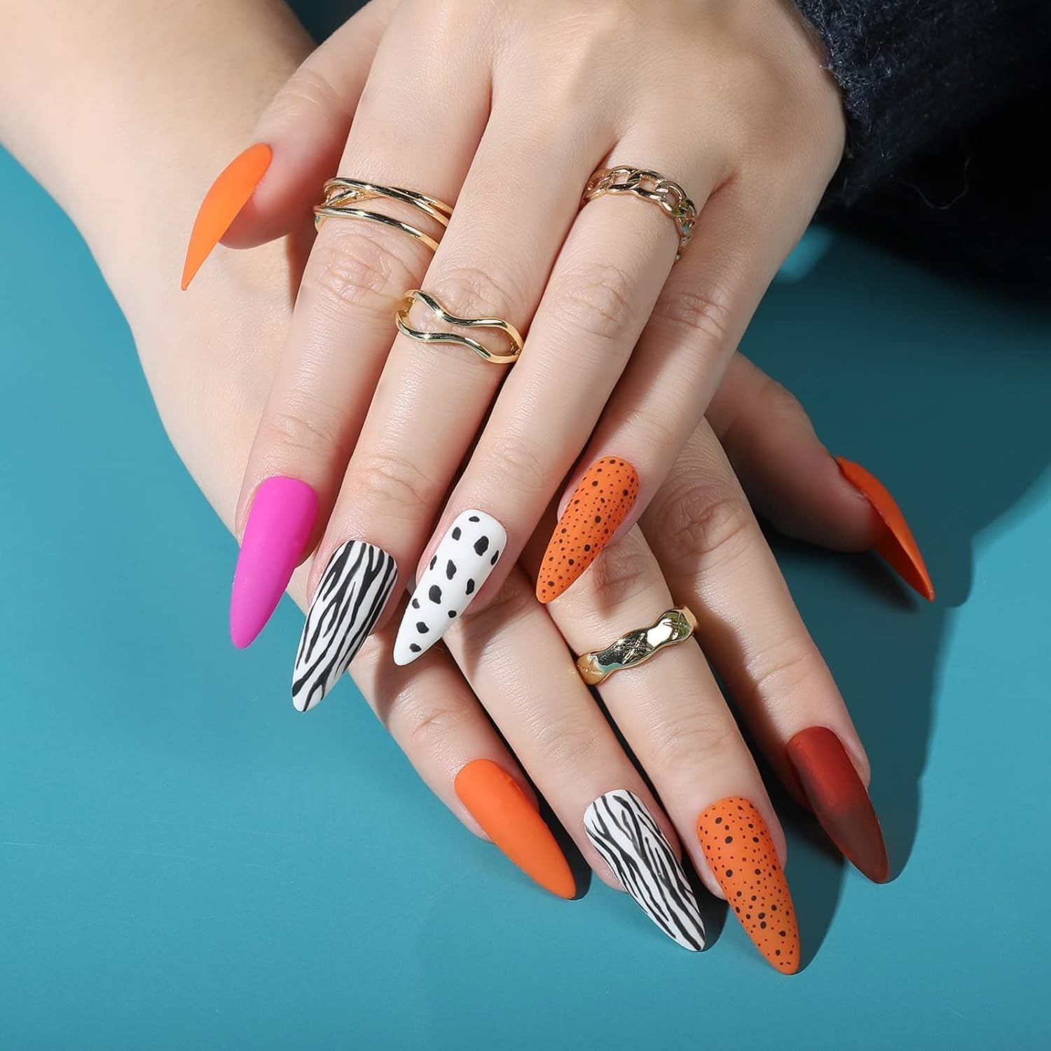 FANDAMEI Nail Art Brush Set, 15 Stücke Pinsel Für Gelnägel Nagel Pinsel, 5 Stücke Dotted Pen, 10 Rolle Streifenband Nägel, Strasssteine ​​​​Nägel, Ultra Dünn Nagel Pailetten voor Nagelkunst Maniküre Set