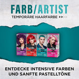got2b Colour/Artist 097 Mermaid Green Level 2 (3x 80 ml), tijdelijke haarverf laat het haar stralen in intense kleuren of pasteltinten, haarverf blijft 12-15 wasbeurten zitten, vegan formule Haarverf Naty Shop