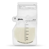 BF100 Bewaarzakje voor moedermelk - Zakje voor moedermelk - inhoud 220 Ml - 100 stuks - Transparant Voedings- en Borstvoedingsaccessoires Bebe Naty Shop