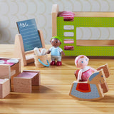HABA 306696 - Little Friends Family Time-speelset, flexibele poppenaccessoires, vanaf 3 jaar