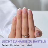 Btartbox Extra Korte Amandelnageltips - Volledige dekking Gel X Soft XS Gelnageltips - Voorgevormde semi-matte voor brede nagels Salon 320 stuks