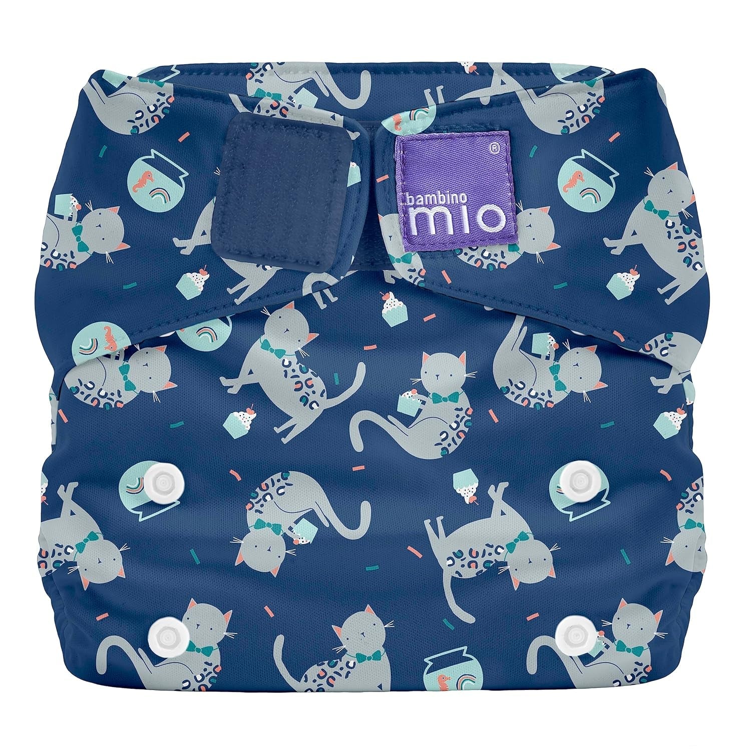 Bambino Mio, stoffen luier Miosolo Classic All-in-One, biologische luier zonder chemicaliën