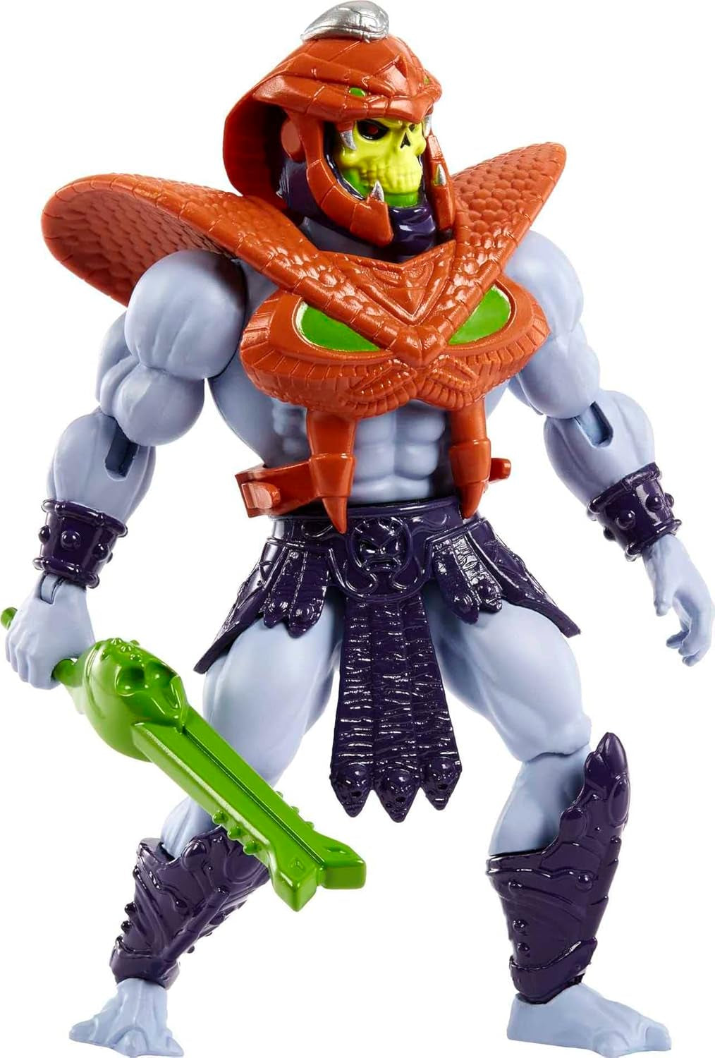 MASTERS of the UNIVERSE Snake Armor Skeletor - 16 beweegbare gewrichten, retroverpakking, ministripboek, voor kinderen vanaf 6 jaar en volwassen verzamelaars, HKM68 actiefiguren Naty Shop