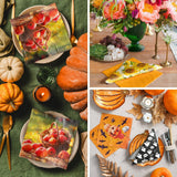 PAW - 3-laags servetten (33 x 33 cm) I 20 stuks I Perfect voor verjaardagen, feesten, dates I Herfsttafeldecoraties I Kleurrijke papieren servetten - Zonnebloemgele bloemblaadjes I Dansende zonnebloem