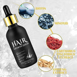 Biologische haargroeiolie 5% - Oplossing voor extern gebruik - Haargroei en verdikking - Voor haarverlies bij mannen en dunner wordend haar - Reactiveert krimpende follikels - Nauwkeurige pompdispenser, 60 ml haarverzorging Naty Shop