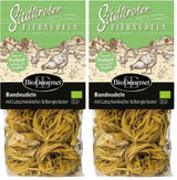 BioGourmet lintnoedels met Schüttelbrot uit Zuid-Tirol (BGA) | Gezouten en gearomatiseerde eiernoedels met echt spek uit Zuid-Tirol | 1 x 250 g Bio