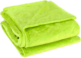 Sourcing Map Gezellige dekendeken sprei Zachte en warme fleecedeken als bankdeken Sofadeken Woonkamer- en knuffeldeken Zachte pluche wollen deken Oranje 150X200Cm Bedden en dekens Besuche den uxcell-Store Geel, groen 70 "X78"