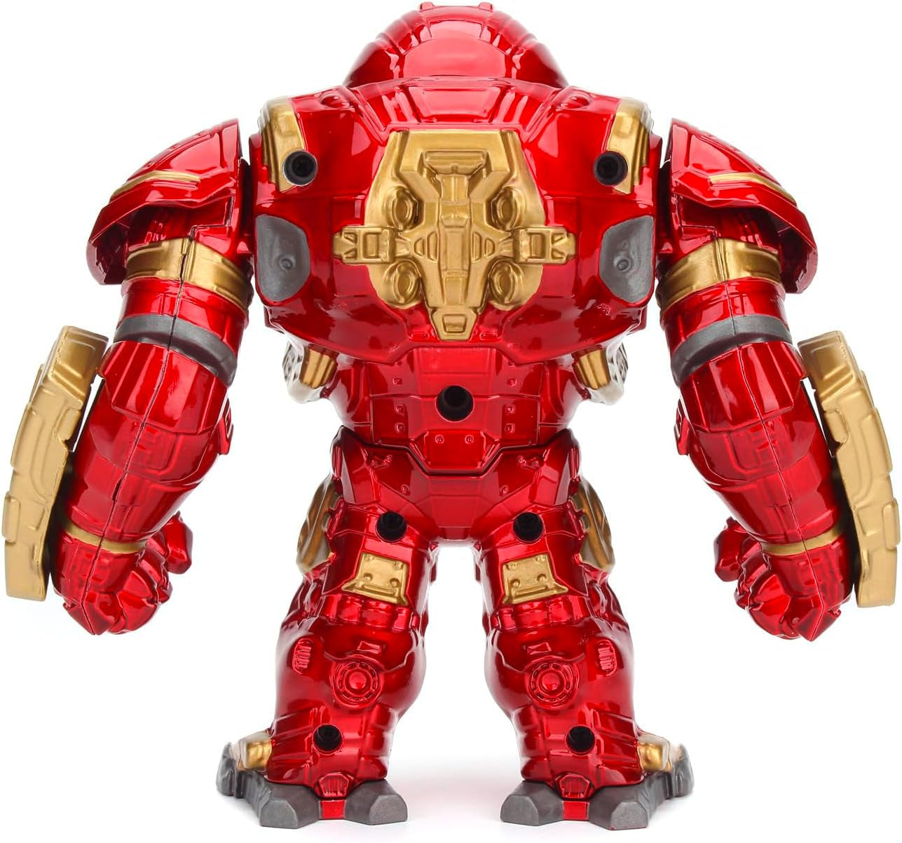 Jada Toys Marvel Figuur Hulkbuster & Ironman, Open en Gesloten Helm, Verzamelfiguren, Set, Gegoten, Rood, Grootte: 6 inch Hulkbuster & 2 inch Ironman Actiefiguren Naty Shop