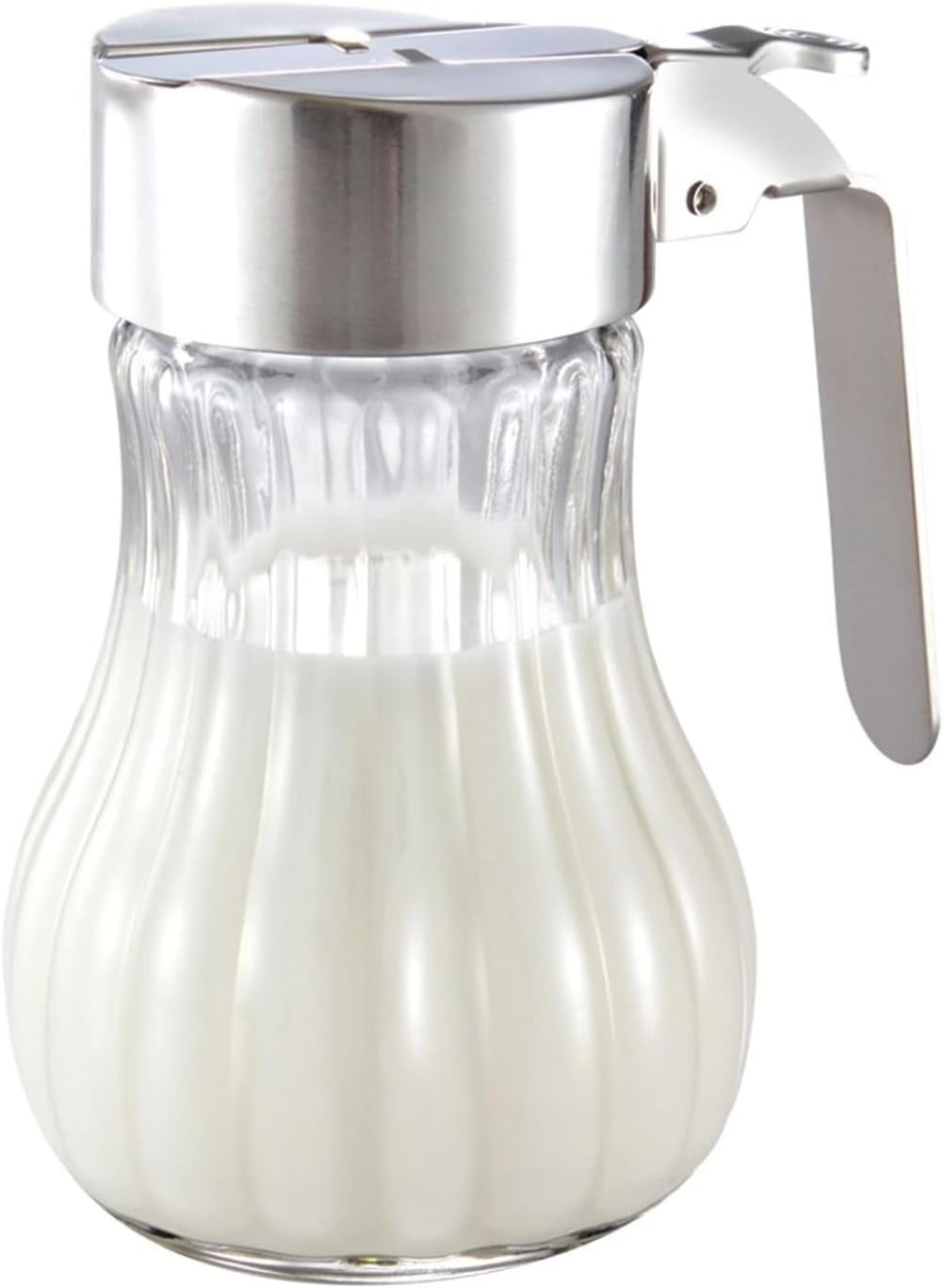 Tescoma CLASSIC 250 ml crème/honingbeker, roestvrij staal en robuust glas, ideaal voor thuis en horeca, duurzaam en functioneel