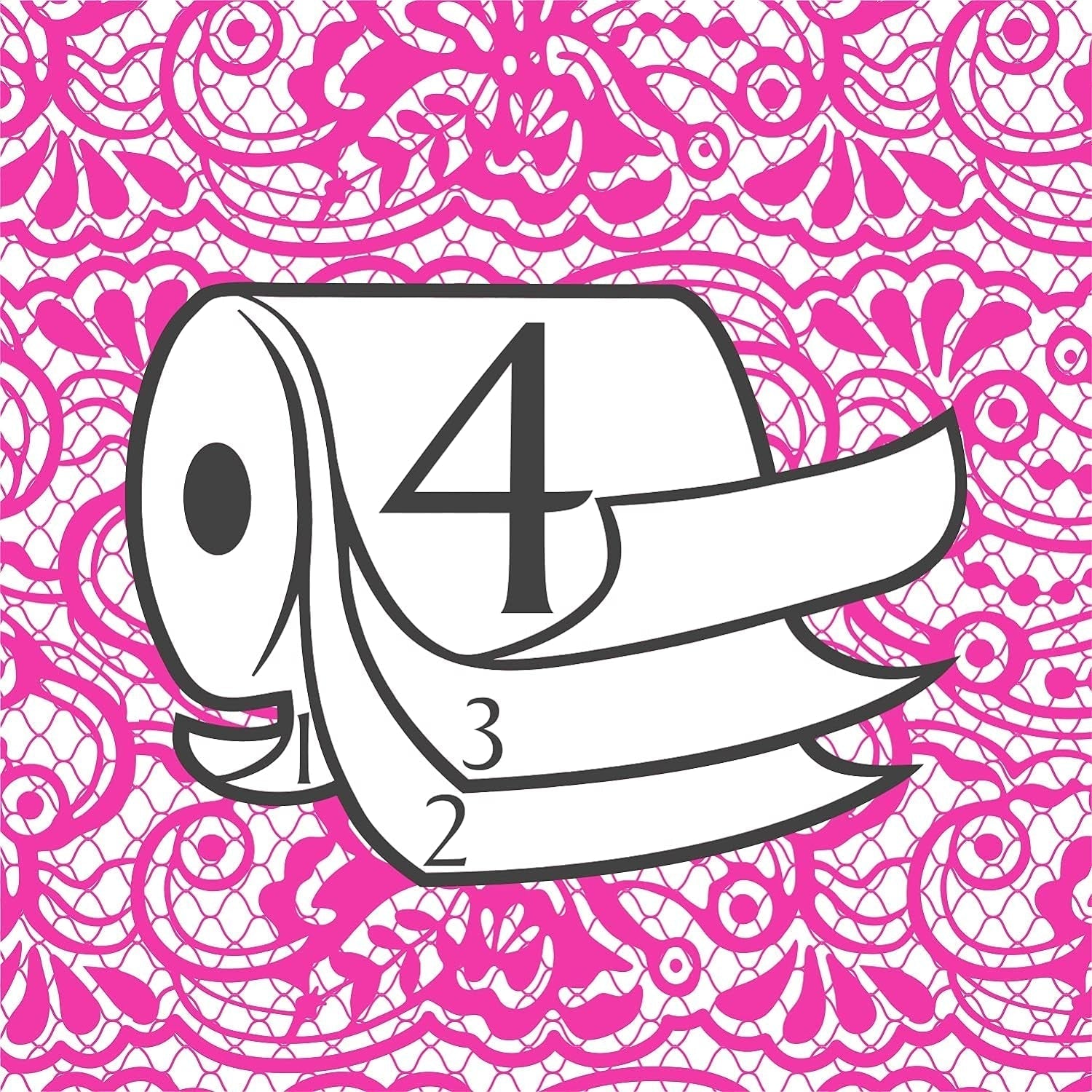 Toiletpapier Renova 4 lagen wit gedecoreerd geurend - 12 rollen rol Blanco Decorado Perfumado