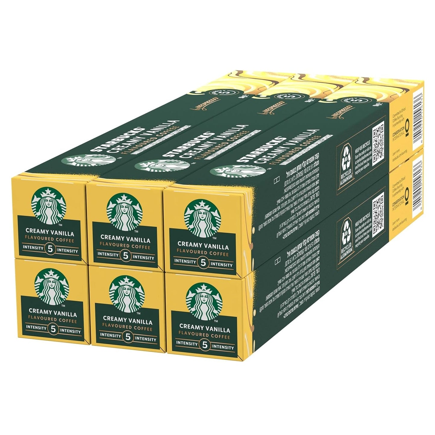 STARBUCKS van Nespresso, Helle Röstung, Vanille Aromatischen Kaffeekapseln 6 x 10 (60 Kapseln)