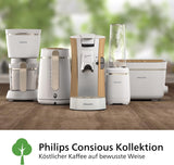 Espressomachine met PHILIPS Senseo Select capsules - Intensity Plus, met Memo-functie voor 3 koffiespecialiteiten, Crema Plus, ecologisch product, hoge kwaliteit, zijdewit (CSA240/05)